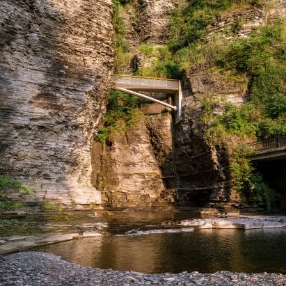 New Sentry Bridge Enhances Watkins Glen State Park's Scenic Experience